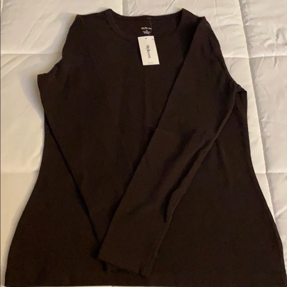 Brown long sleeve shirt